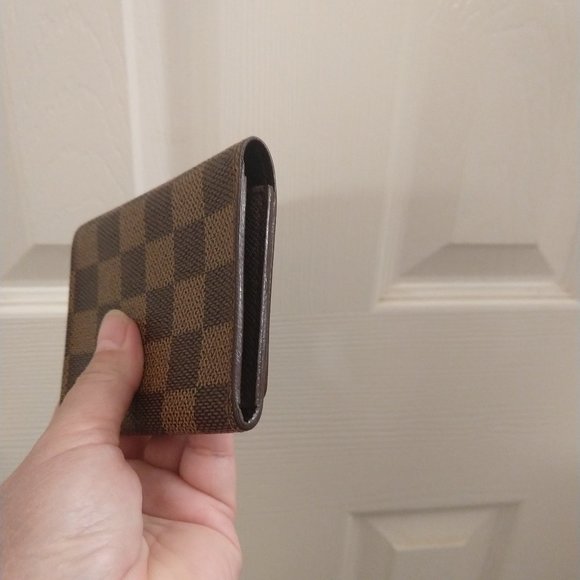 Louis Vuitton Card Case Organizer Wallet Damier Ebene - Picture 6 of 14